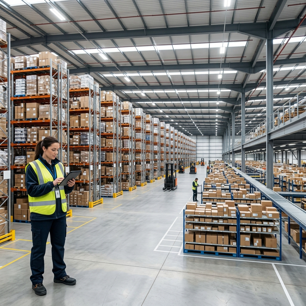 Modern logistics warehouse operations